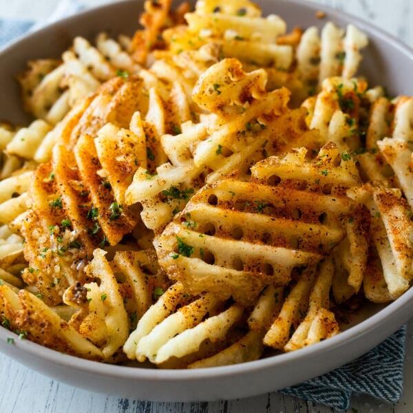 Parmesan Waffle Fries